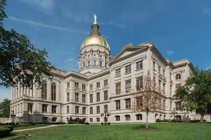 Georgia State Capitol building on sunny day